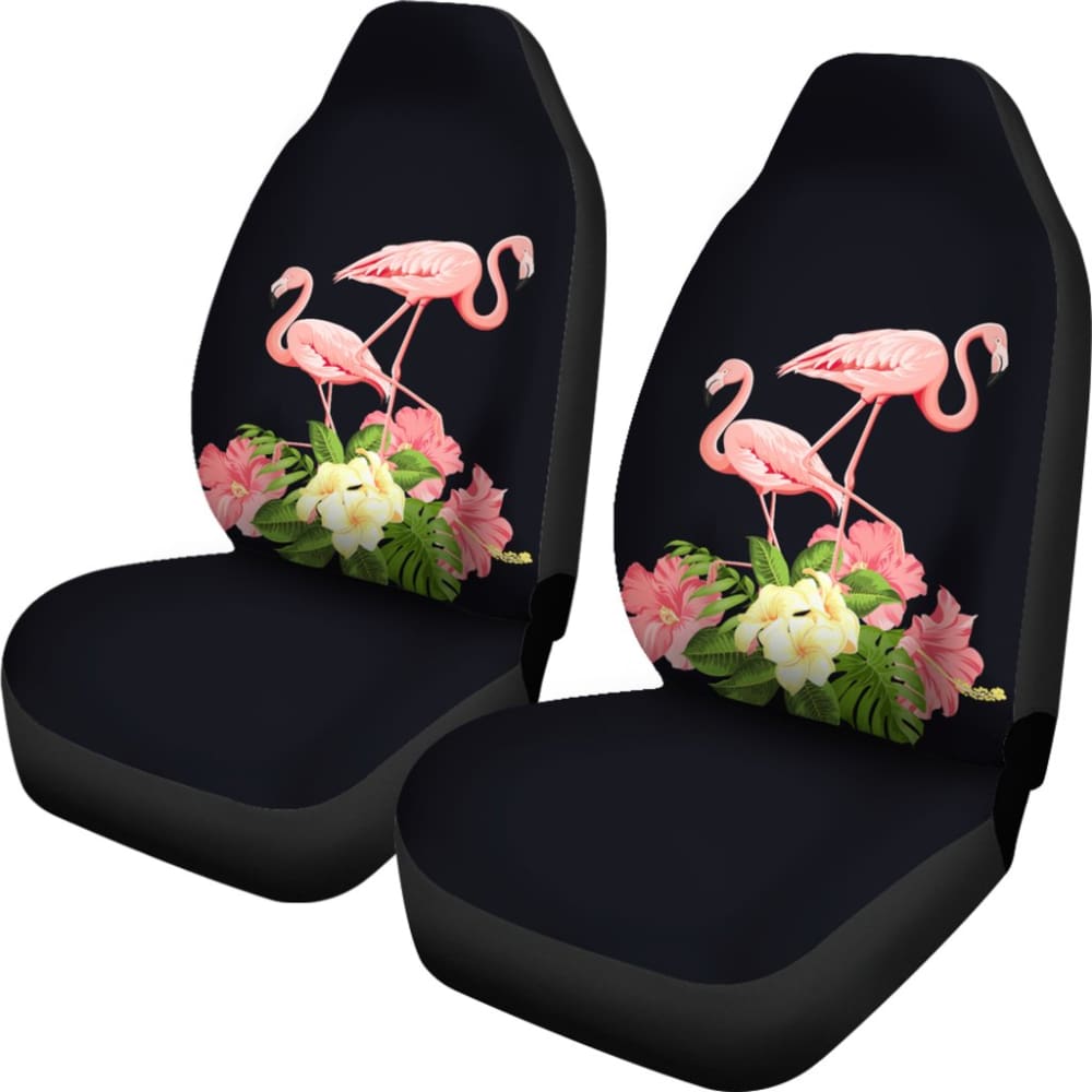 Premium Flamingo Print Car Seat Covers - Soft & Durable Universal Fit for Cars, SUVs, Trucks - Perfect for Flamingo Lovers & Tropical Theme Decor - Great for Road Trips, Beach Outings & Summer Adventures