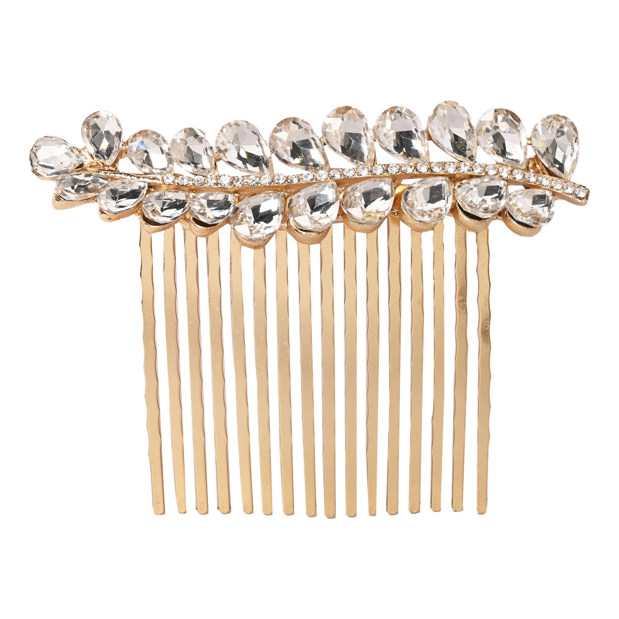 INHEAVEN Acrylic Flower Hair Clips for Women - Elegant Crystal Hair Barrettes & Comb Pins, Fashion Hair Accessories for Girls, Bridal Party, Wedding & Daily Use (Multicolor, 1pc)