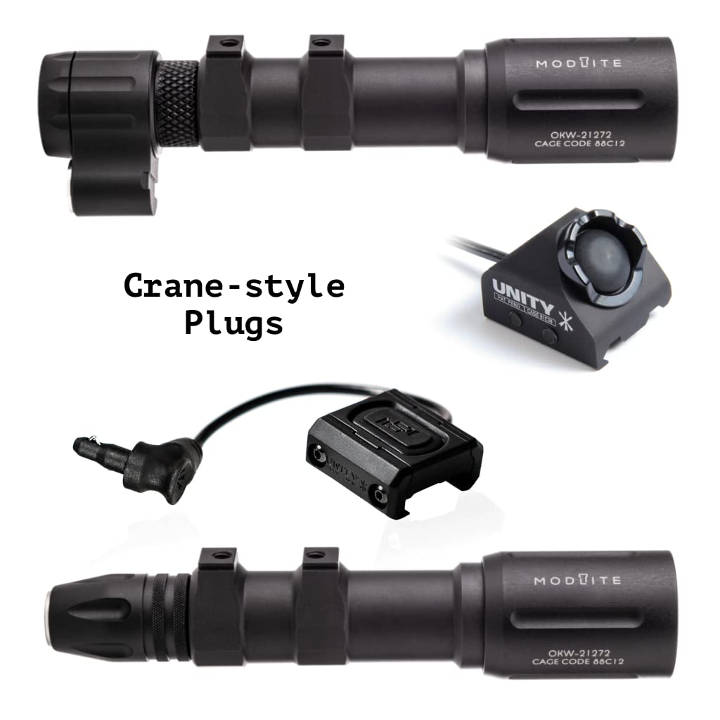 Z-BOLT® Clicky Tailcap for SureFire Weapon Lights & Blazer LEP/LED 18350/18650 Flashlights - Black Finish (SF Z68 Compatible) - Tactical Light Switch for Firearms, Hunting & Outdoor Adventures