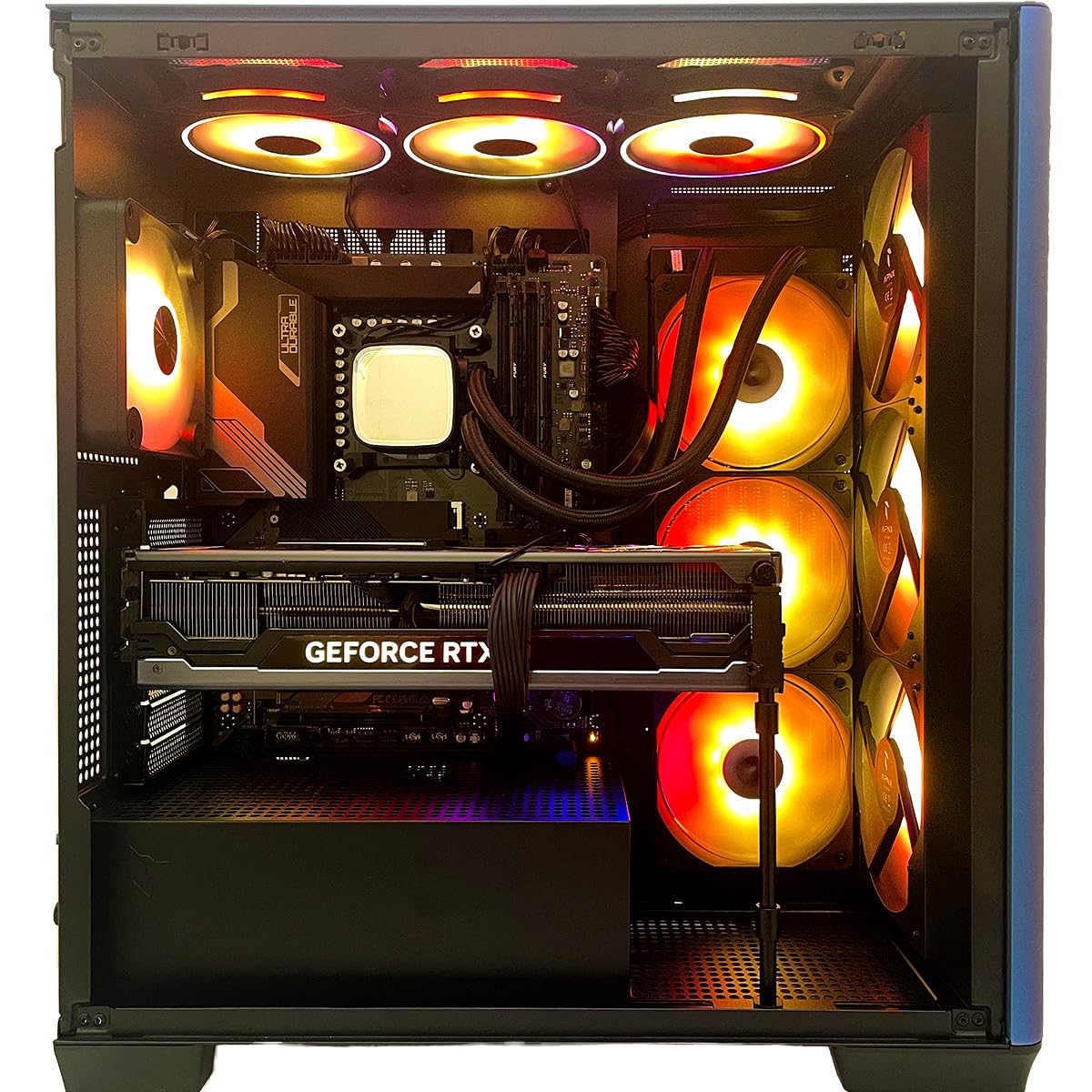 Ginger6 Gaming PC Desktop 14ZI29C-8PX - Intel Core i5-14400F, NVIDIA RTX 3060 12GB GDDR6, 1TB NVMe SSD, 64GB DDR5 RAM, Z790 Motherboard, WiFi 6E, Liquid Cooling, Windows 11 Home - Perfect for 1440p Gaming, Streaming & Content Creation