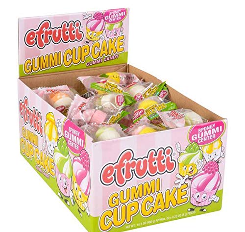 Delicious Gummi Cupcakes - Pack of 8 | Soft & Chewy Candy Treats for Parties, Birthdays & Snacking