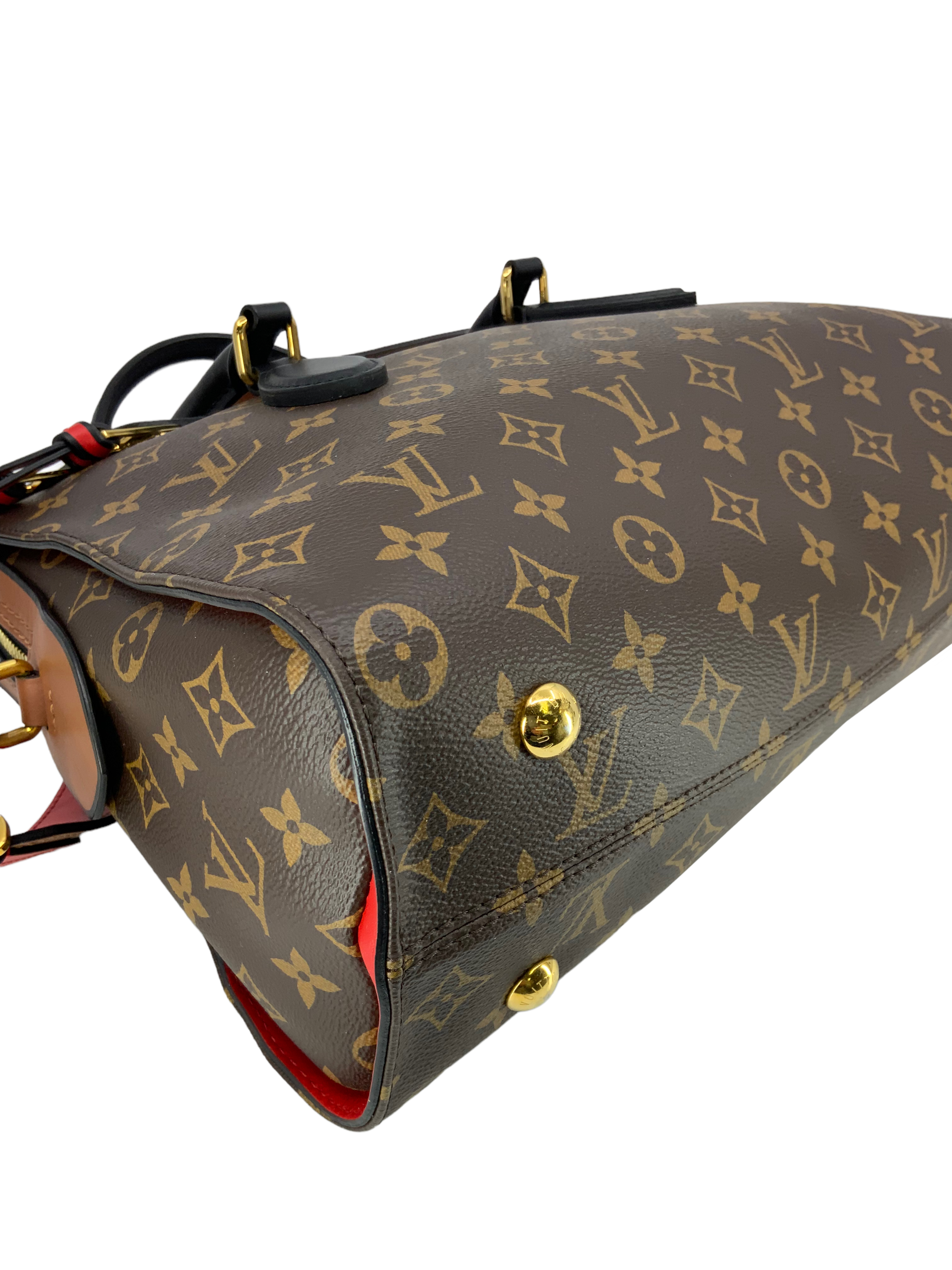 Authentic Louis Vuitton Tuileries MM Monogram Canvas Handbag - Luxury Tote for Women, Perfect for Work, Travel & Everyday Use