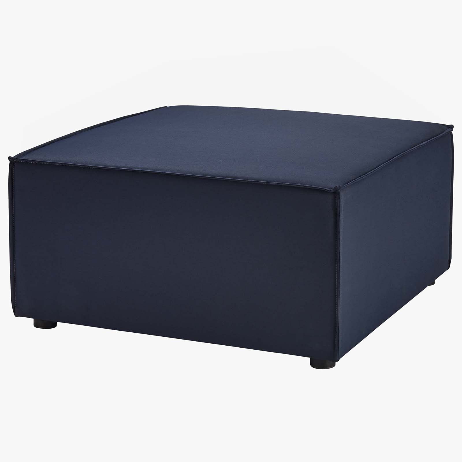 Modern Blue Navy Lounge Chair Ottoman for Outdoor Patio, Balcony, Cafe, Bistro, Garden, Hotel & Hospitality Spaces – Perfect for Relaxation and Style