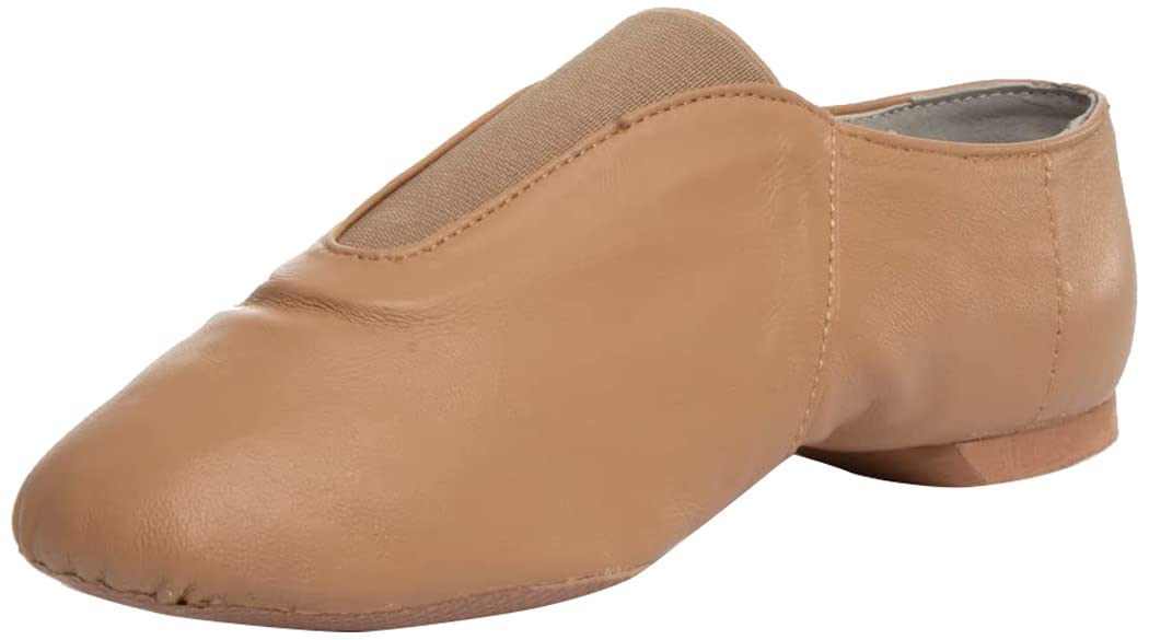 Slip On Jazz Shoes for Women & Men - Genuine Leather & Elastic Dance Shoes for Ballet, Jazz, and Modern Dance - Comfortable & Stylish for Performances, Practice, and Dance Classes