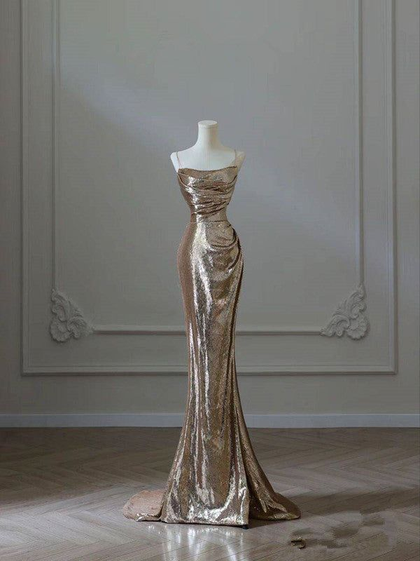 Elegant Mermaid Sequin Long Prom Dress for Formal Graduation Party - J5696 | Perfect for Homecoming, Prom Night & Special Occasions