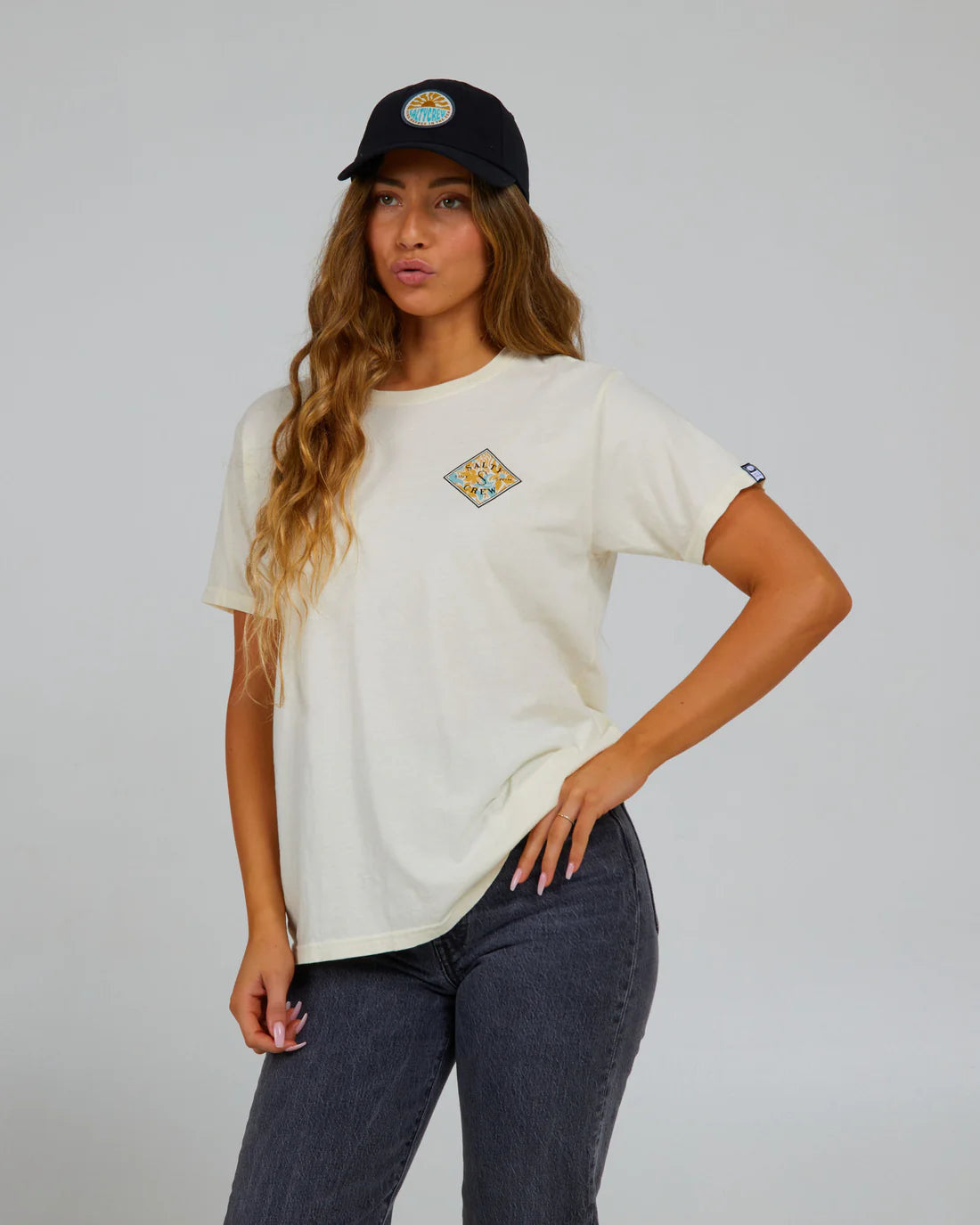 Salty Crew Sun Days Hat - UPF 50+ Sun Protection, Adjustable & Breathable for Men & Women - Perfect for Beach, Fishing & Outdoor Activities