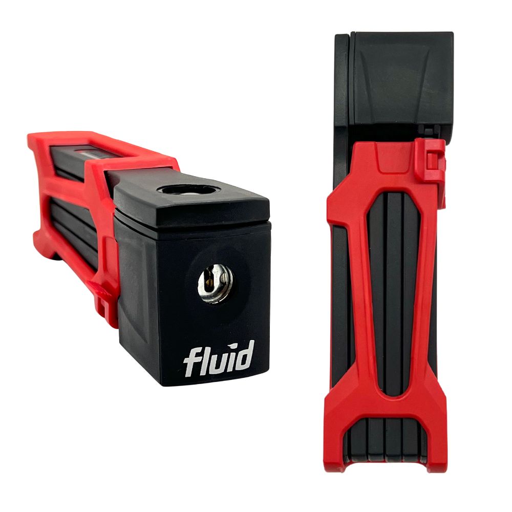Premium High Security Folding Bike Lock - Heavy Duty Anti-Theft Protection for Bicycles, Motorcycles & Scooters - Perfect for Urban Commuting, Travel & Outdoor Adventures