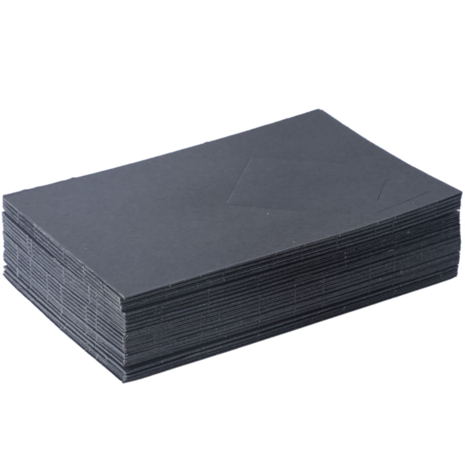 100 Pack 4x6 Standing Paper Picture Frames with Easel - Black Cardboard Photo Frames for DIY, Classroom & Father's Day - Bulk Gallery Display Frames for Home Decor, Office Desk & Party Decorations