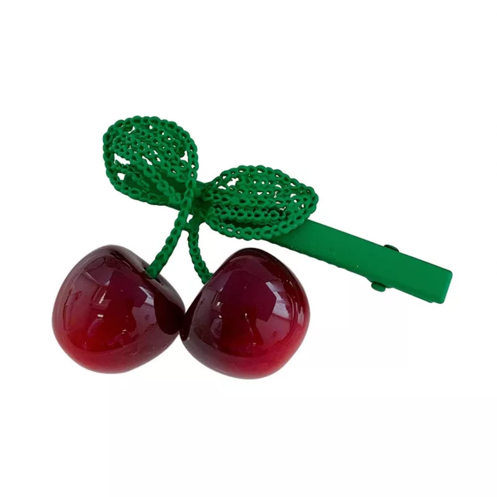 Cherry Hair Clips for Women & Girls - Fashion Spring Hair Accessories for Parties & Daily Wear