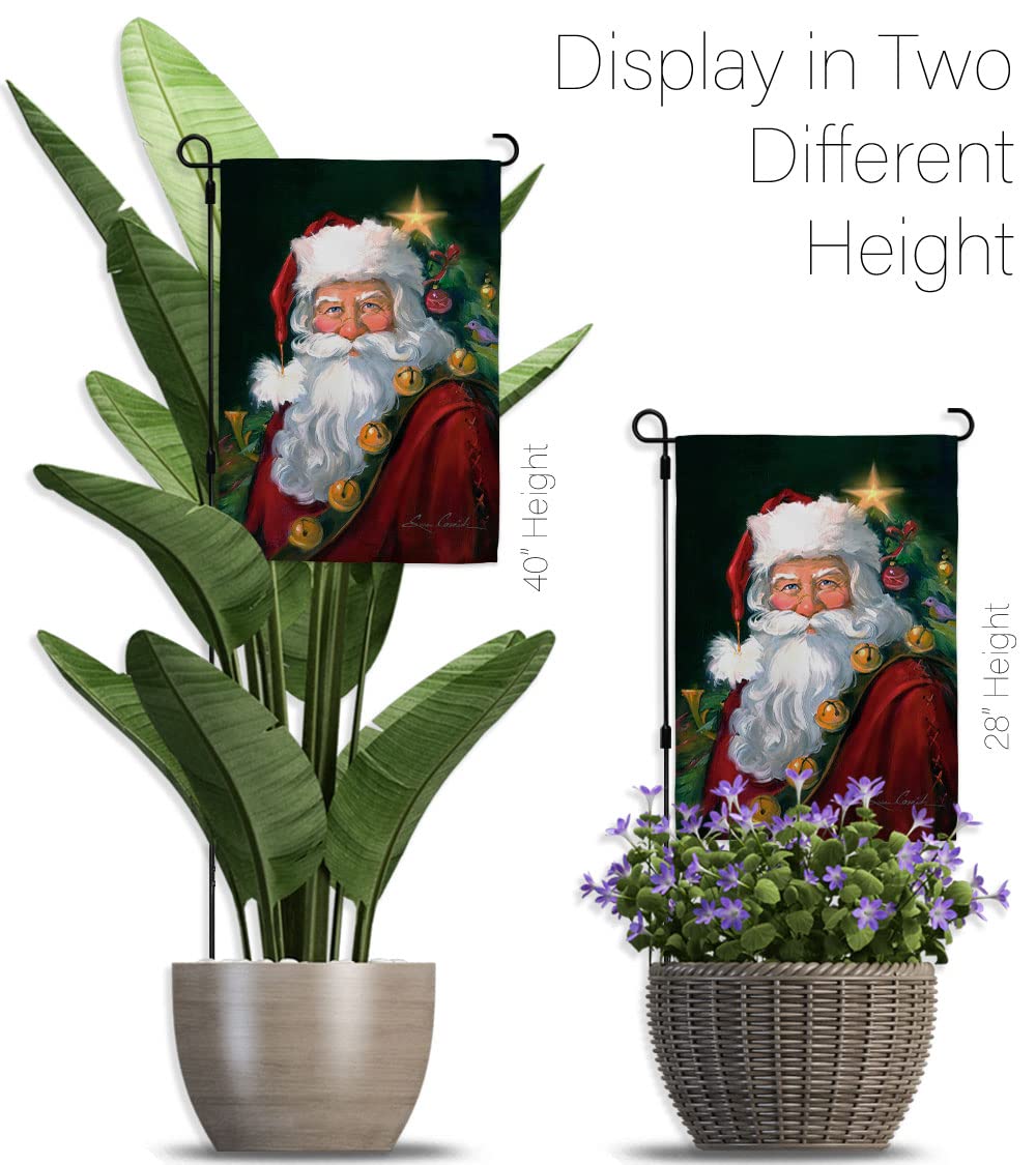 Santa Christmas Garden Flag Set 13