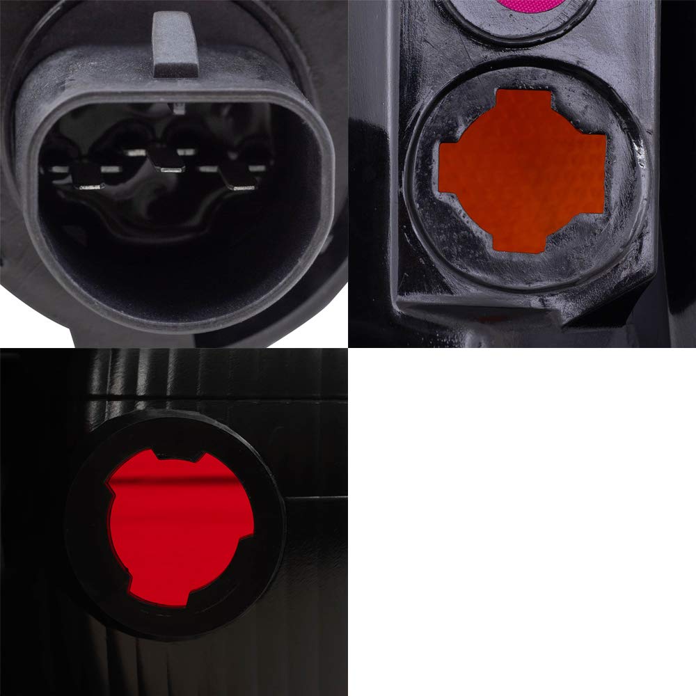 Brock Replacement 6-Piece Headlight, Taillight & Parking Signal Light Kit for 2001-2005 Ford Ranger - Perfect for Night Driving & Vehicle Restoration Projects