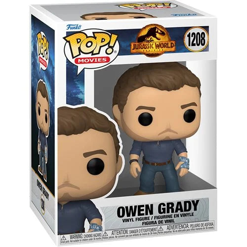 Jurassic World Dominion Owen Grady Pop! Vinyl Collectible Figure - Perfect for Movie Fans, Collectors & Gift Giving