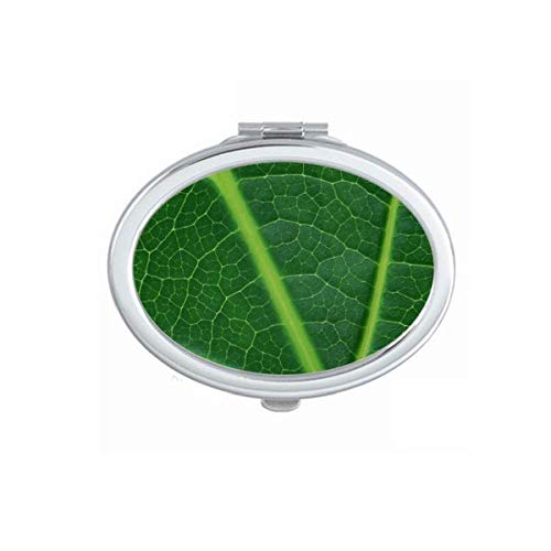 DIYthinker Dark Green Plant Nature Illustration Pattern Portable Folding Mirror - Double Sided Hand Mirror for Makeup, Travel, Home Decor & Vanity Accessories
