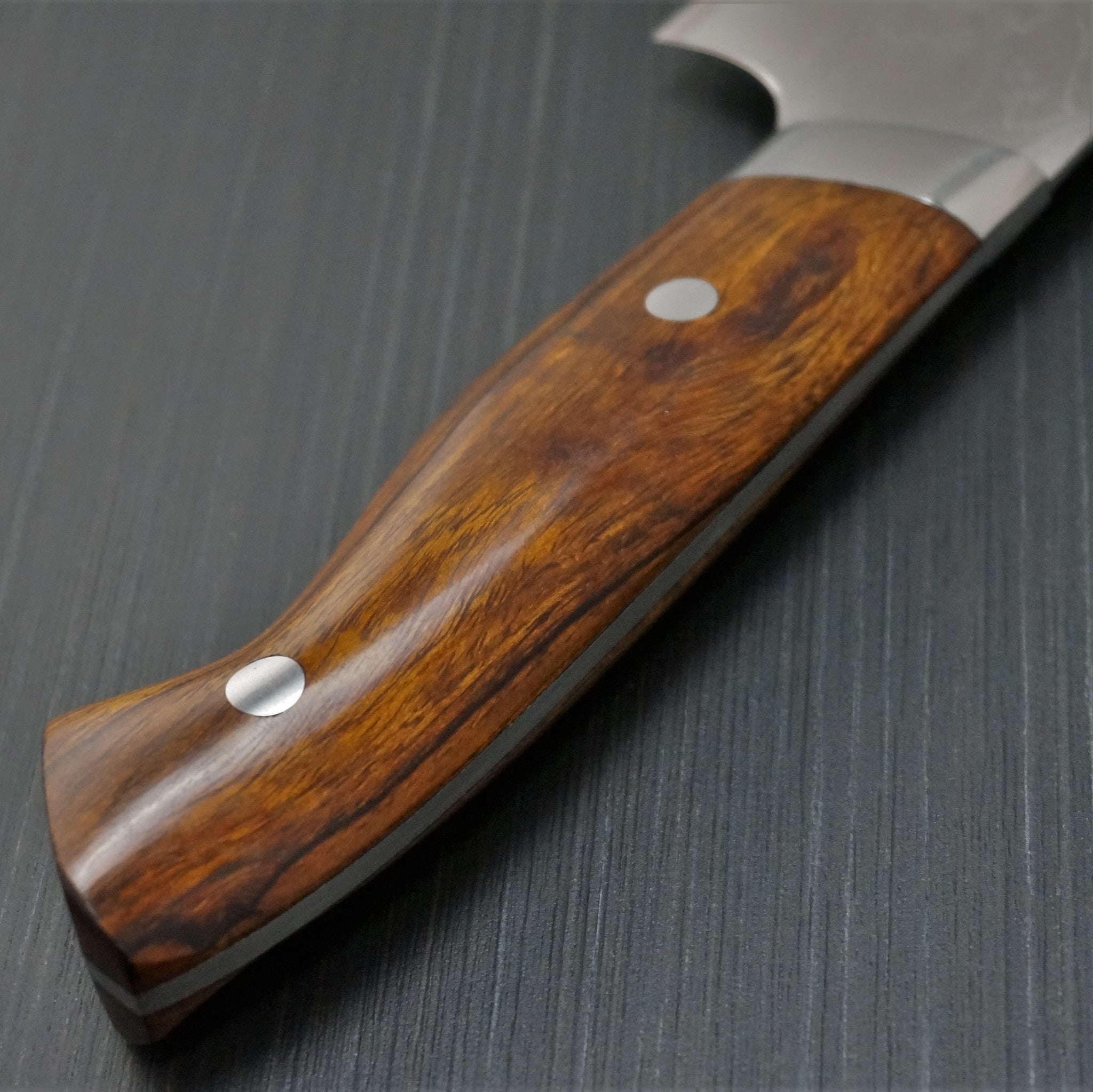 Premium Yuta Katayama Super Gold 2 Damascus Gyuto Chef Knife 210mm - Japanese High-Carbon Steel Blade with Ironwood Handle - Perfect for Professional Chefs & Home Cooking - Sushi, Meat Cutting & Vegetable Chopping