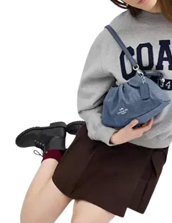 Coach Faye Shoulder Bag with Ruching - Stylish Leather Crossbody Purse for Women, Perfect for Work, Travel & Everyday Use