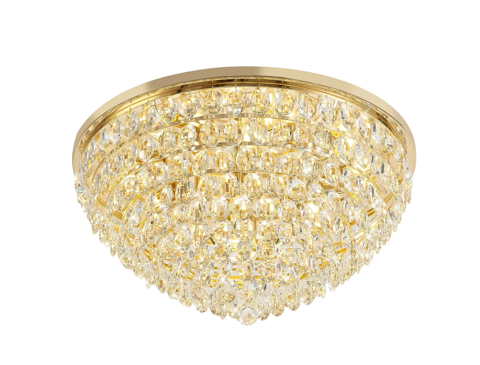 Consten Flush Ceiling Light Fixture with E14 Socket - Perfect for Bedroom, Hallway & Small Space Lighting