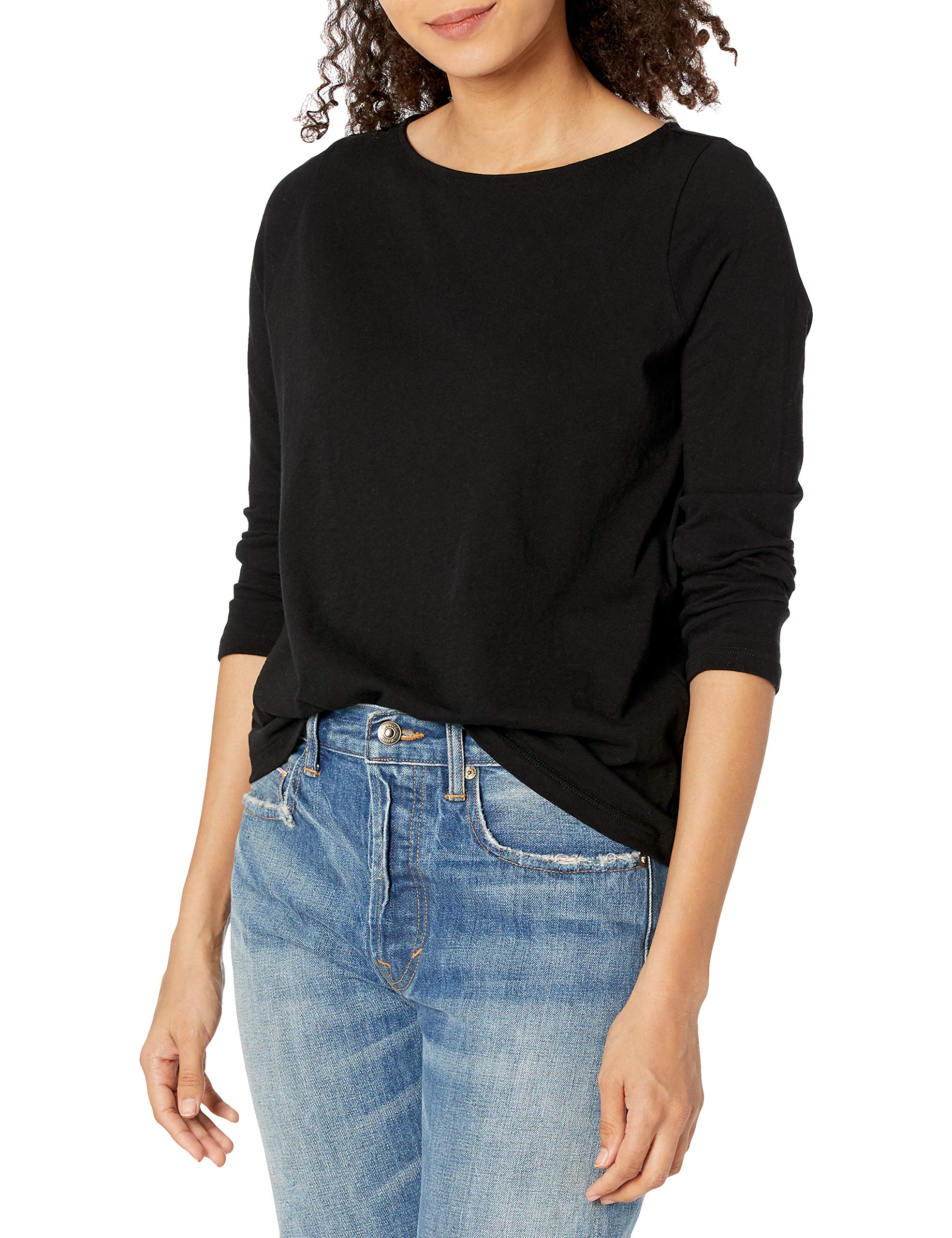 Vince Women's Bracelet Sleeve Boat Neck Top - Elegant Casual Blouse for Work, Date Night & Summer Outfits