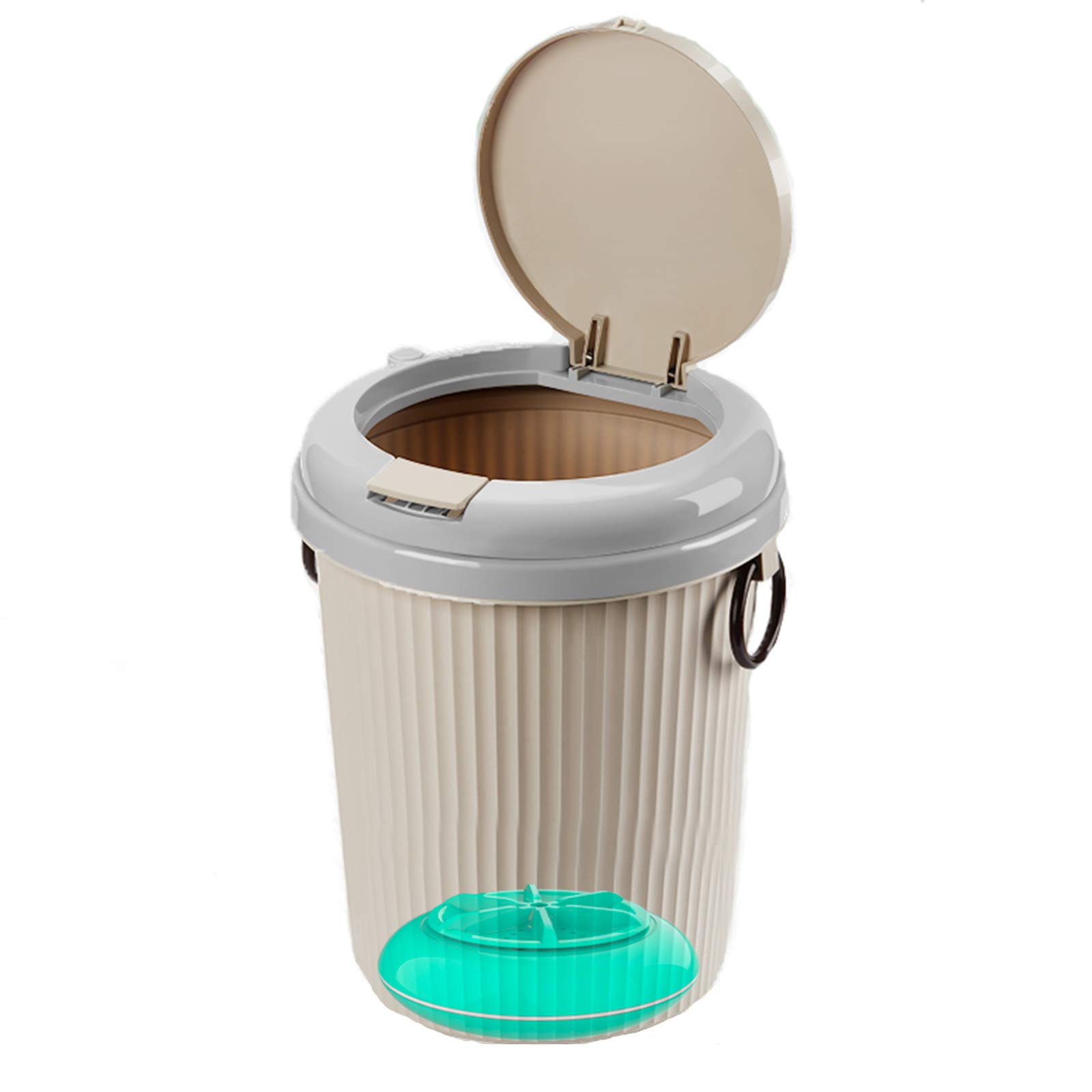 Portable Mini Washing Machine with Ultrasonic Cleaning & USB Charging - Compact Bidirectional Spin Washer for Clothes, Underwear, Socks - Perfect for Dorms, Apartments, Camping & Travel (Green)