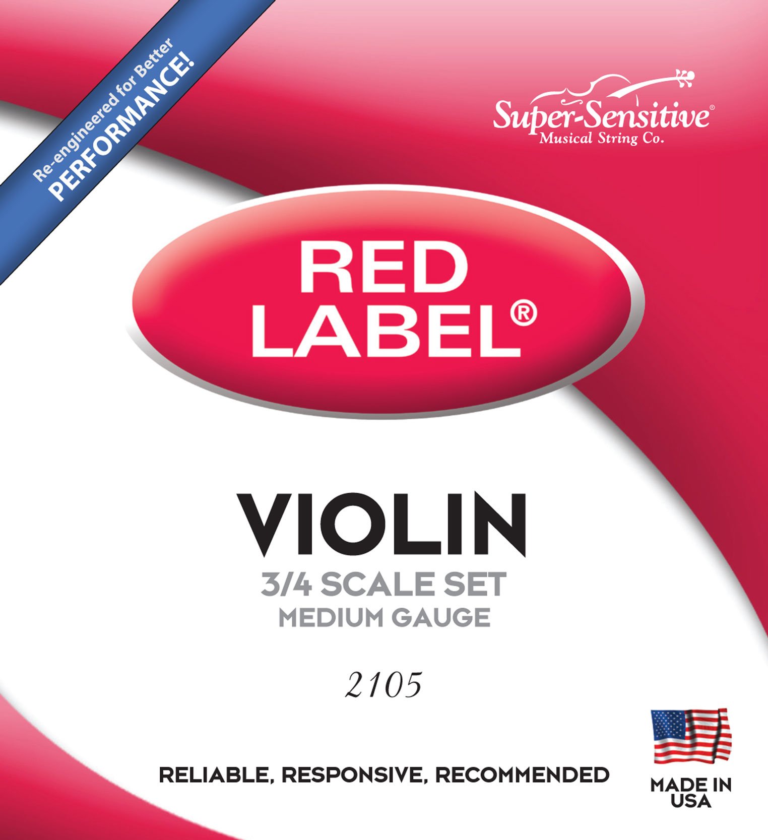 Musical Strings Co. Steelcore 3/4 Violin Strings Set - High-Quality Steel Core Strings for 3/4 Size Violins | Perfect for Beginners, Students & Professional Musicians | Ideal for Practice, Performances & Music Lessons