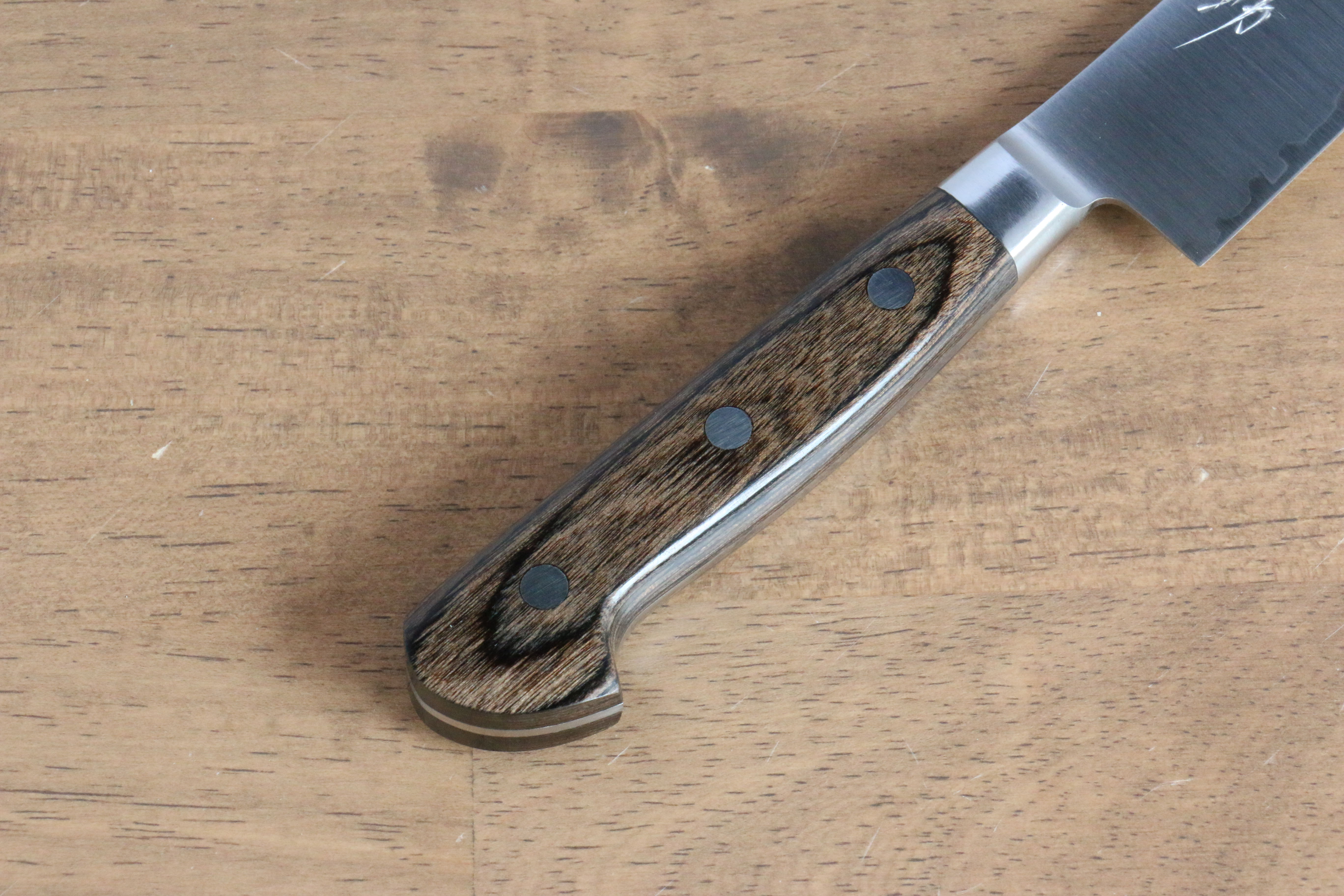 Premium Seisuke SG2 Petty Utility Knife 150mm - Japanese Stainless Steel Blade with Brown Pakkawood Handle - Perfect for Slicing, Chopping & Precision Kitchen Tasks