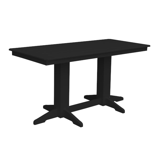 Eco-Friendly Recycled Plastic Counter Table - Durable & Stylish for Kitchen, Bar, Outdoor Dining & Small Space Decor