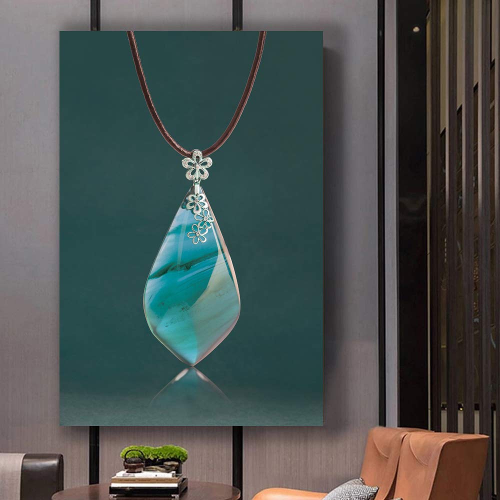 Wall26 Canvas Wall Art - Elegant Jewelry Giclee Painting, 12x18 Inches, Perfect for Bedroom, Living Room, House Decoration, Home Art