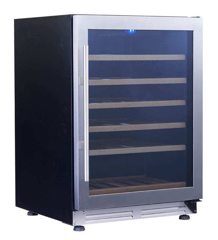 Avanti WCF51S3SS 24-Bottle Designer Series Stainless Steel Wine Cooler with Seamless Door - Perfect for Home Bars, Restaurants, and Wine Cellars
