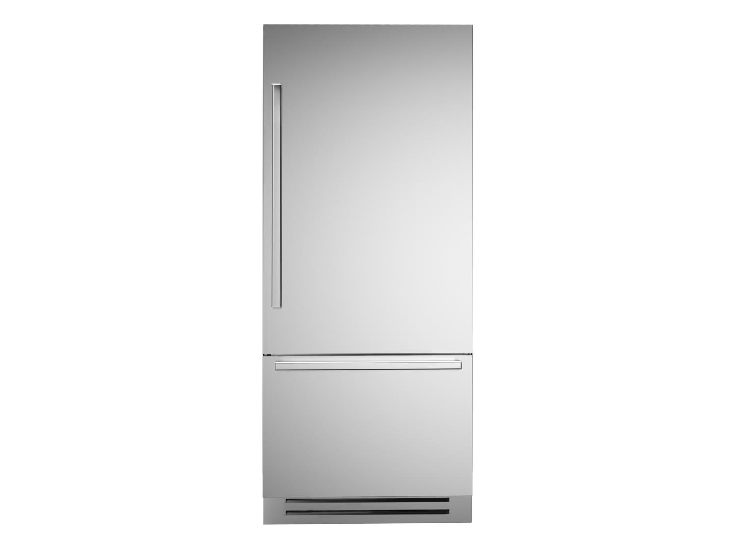 Bertazzoni REF36BMBIXRT 36 Inch Built-In Bottom Mount Refrigerator with Ice Maker - Stainless Steel | Modern Kitchen Appliance for Home & Restaurant Use