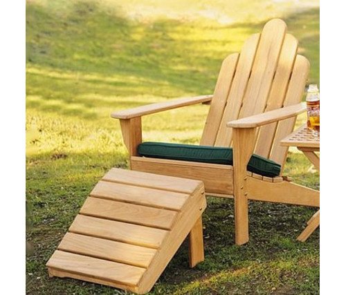 Sunbrella Fabric Seat Cushion for Adirondack Chair - Water-Resistant Outdoor Patio Furniture Cushion (Chair Not Included) | Perfect for Backyard, Deck, Poolside & Garden Relaxation