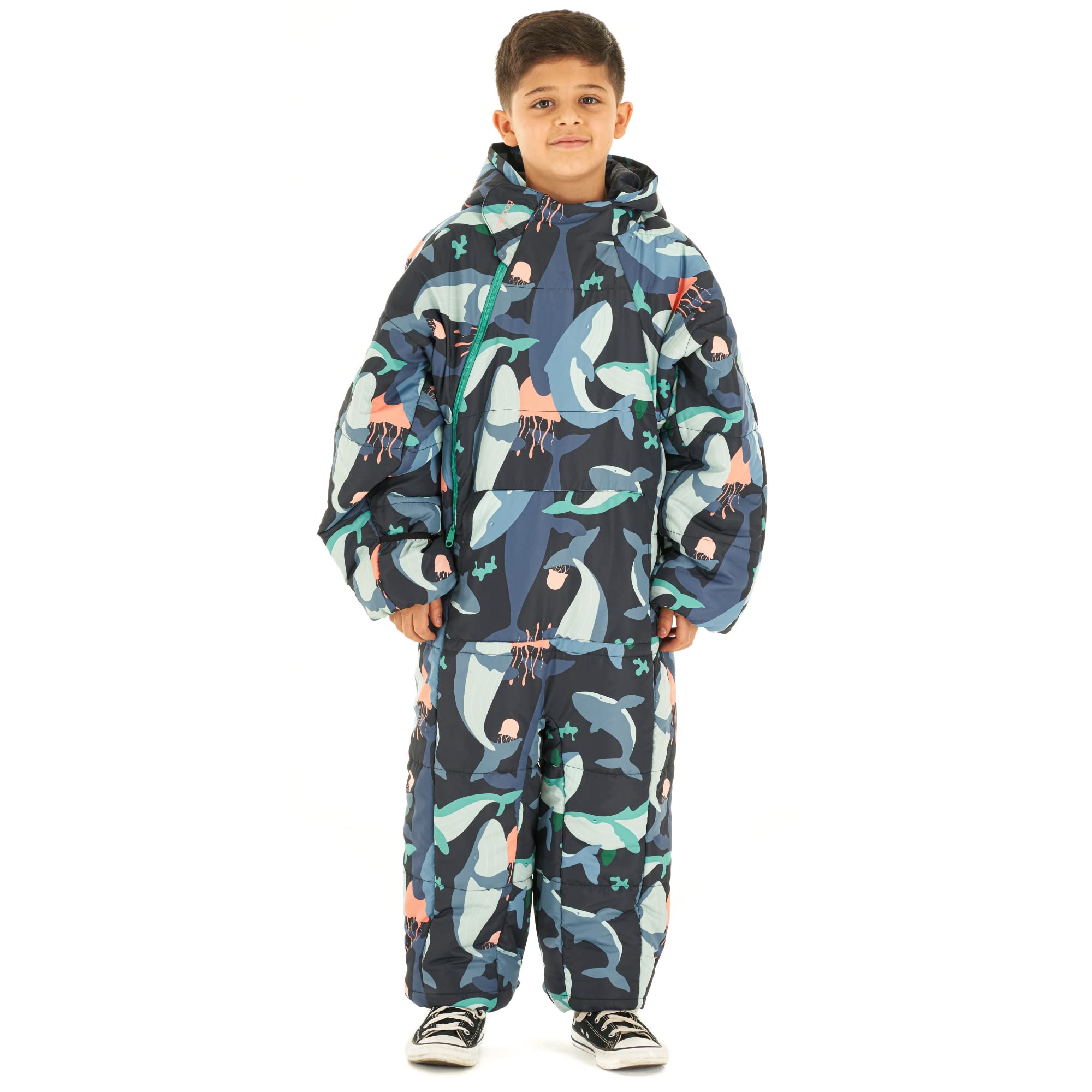 Selk'bag Kids Wearable Sleeping Bag - Cozy Indoor & Outdoor Sleeping Sack for Camping, RV Trips, Sleepovers, Travel & Home Lounging | Perfect for Backyard Adventures, Road Trips & Cozy Movie Nights
