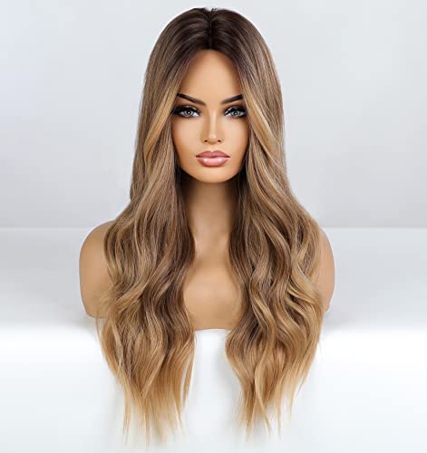 Platinum Blonde Ombre Lace Front Wig - Natural Looking Human Hair Wig for Women | Perfect for Cosplay, Parties & Daily Wear