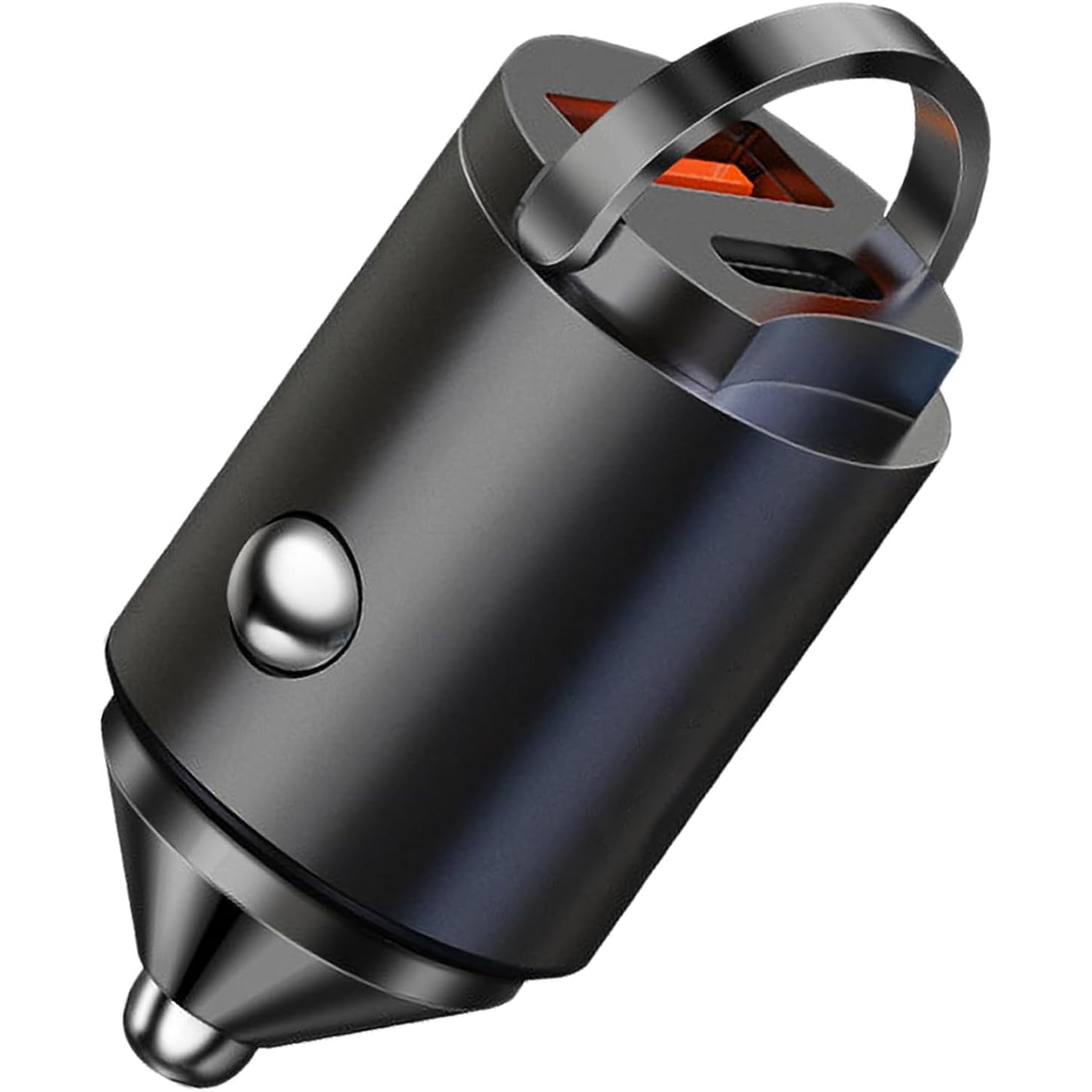 Seseno 60W USB C Car Charger with PD3.0 Fast Charging - Dual Port [30W USB-C + 30W USB-A] - Metal Cigarette Lighter Adapter for iPhone 15/14/13, Samsung Galaxy, Google Pixel - Perfect for Road Trips & Daily Commutes