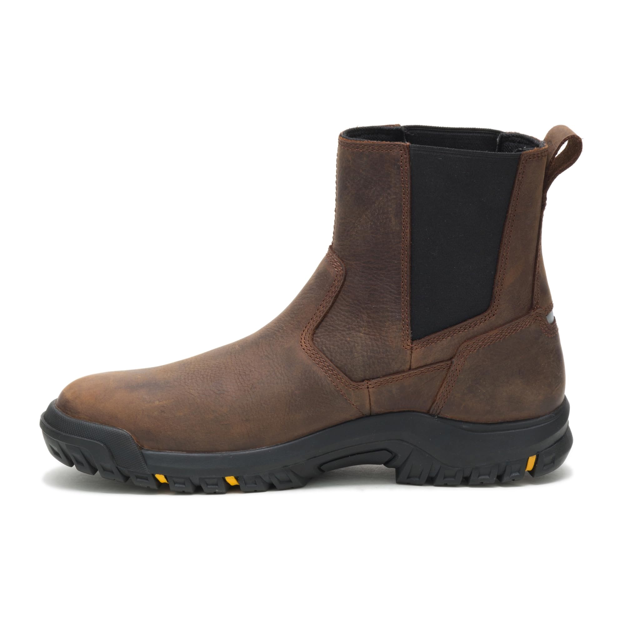 CAT Men's Wheelbase Steel Toe Construction Boot - Waterproof Work Boots for Heavy Duty & Outdoor Jobs - Ideal for Construction, Landscaping & Industrial Work