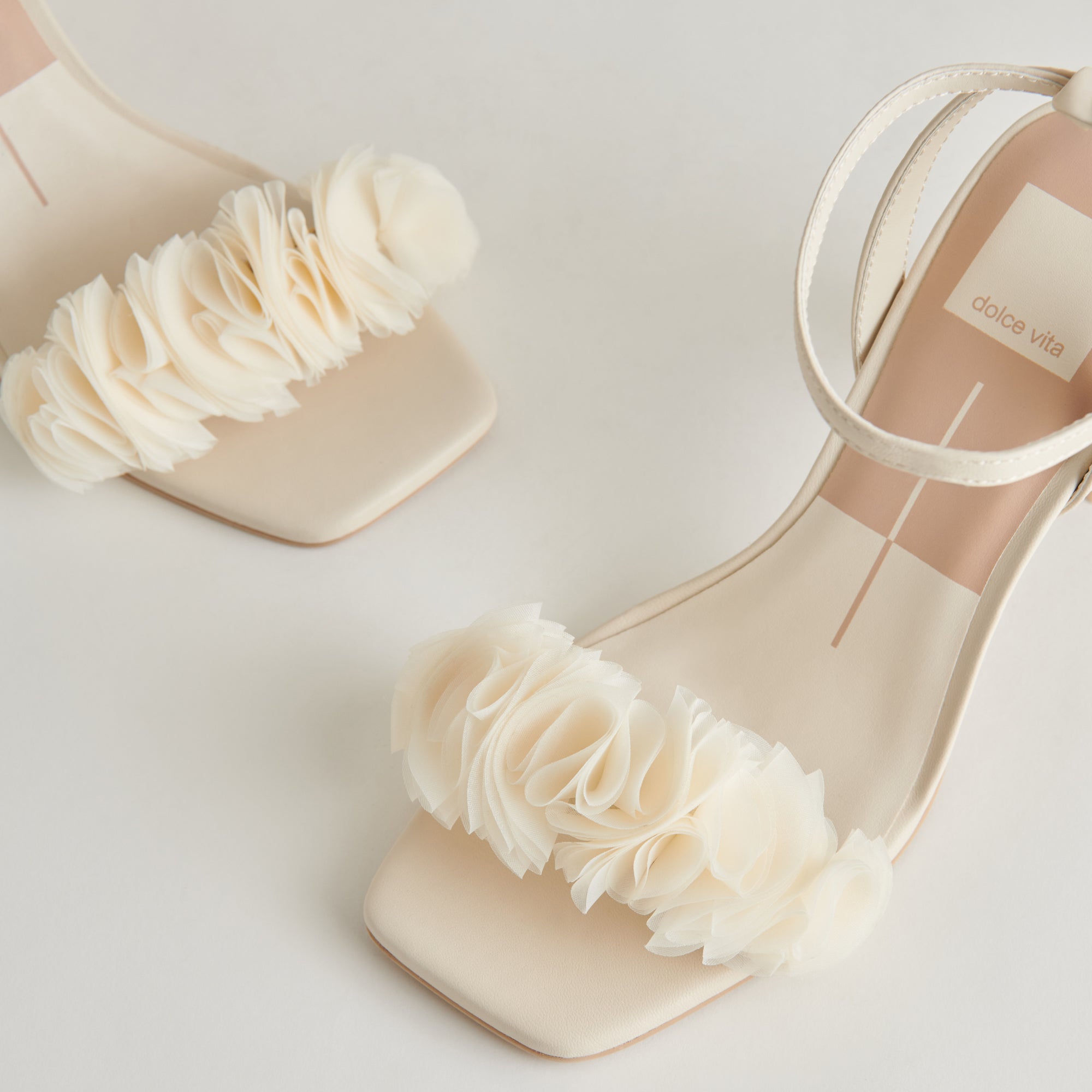 IESHA Ivory Leather Heels for Women - Comfortable High Heel Pumps for Party, Wedding & Office Wear - Stylish Dress Shoes with Cushioned Insole