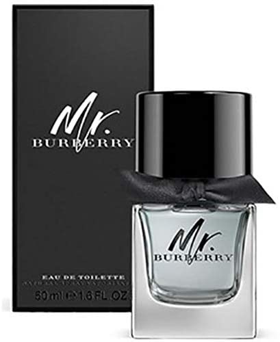 Burberry Mr. Burberry 1.6 oz EDT Men's Cologne - Fresh Woody Fragrance for Day & Night Wear, Office & Date Night