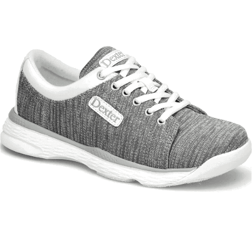 Dexter Women's Ainslee Grey Wide Bowling Shoes - Comfortable & Stylish for League Play & Casual Bowling - Perfect for Bowling Enthusiasts & Beginners