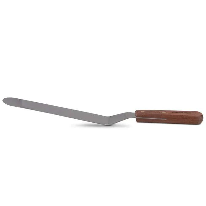Premium Stainless Steel Offset Spatula - 8 Inch Baking and Cooking Utensil for Cake Decorating, Icing, Frosting, and Serving - Perfect for Home Bakers and Professional Chefs