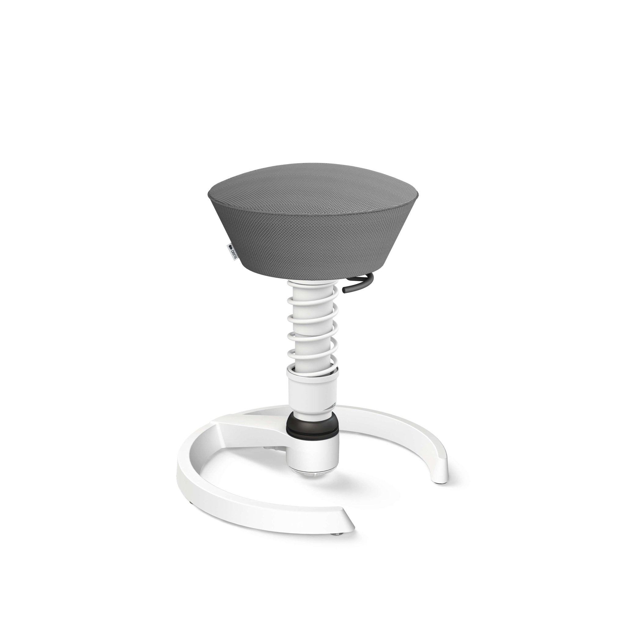 Aeris Swopper Active Sitting Stool - Ergonomic Glider Chair for Office & Home, White - Perfect for Desk Work, Gaming & Posture Support