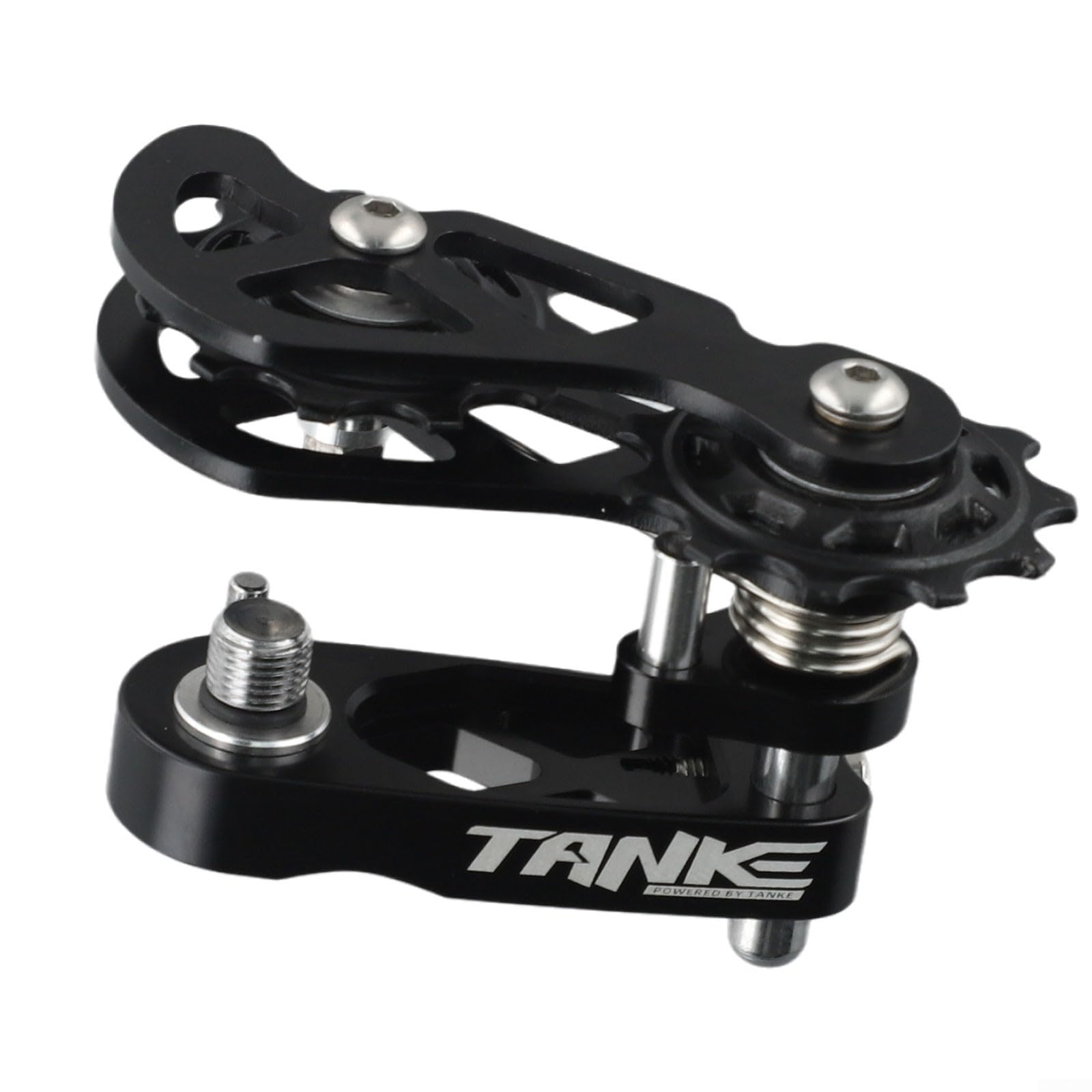 Single Speed Bike Chain Tensioner - 8/12 Speed Bicycle Chain Converter for Enhanced Performance (Black) | Perfect for Urban Commuting & Fixie Bikes
