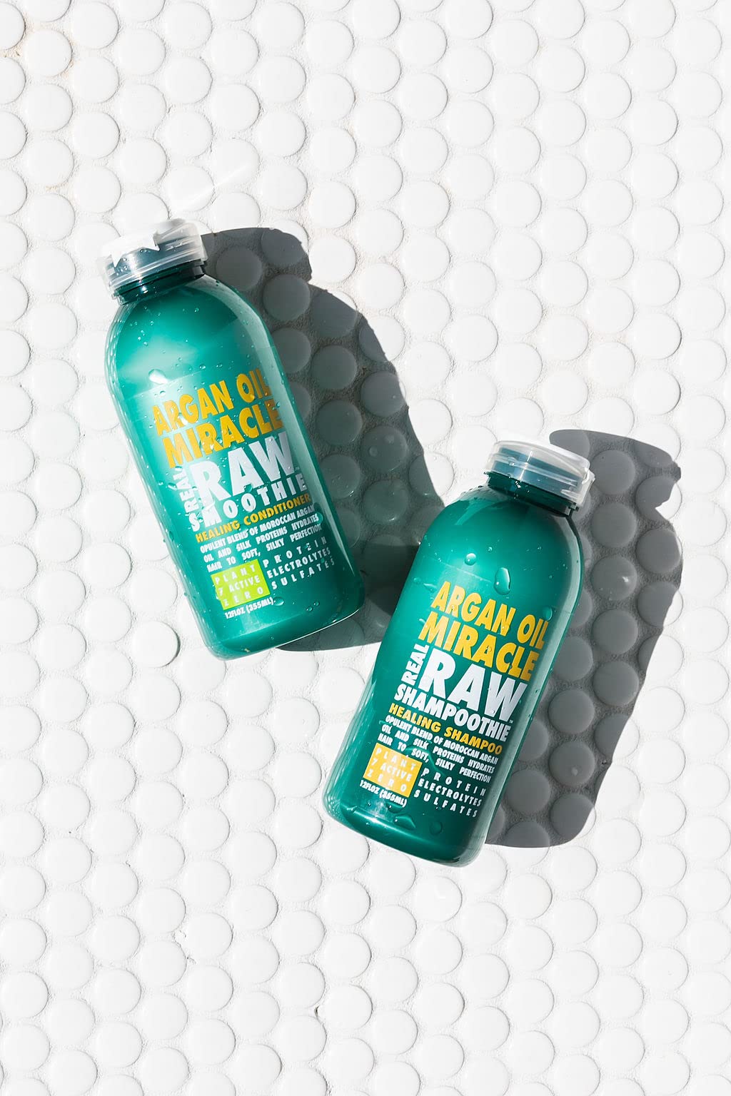 100% Pure Argan Oil Shampoo & Conditioner Set - Sulfate & Paraben Free Hair Repair Treatment with Natural Aloe Juice & Coconut Water for Shiny, Healthy Hair - Perfect for Dry, Damaged Hair Care & Daily Hydration