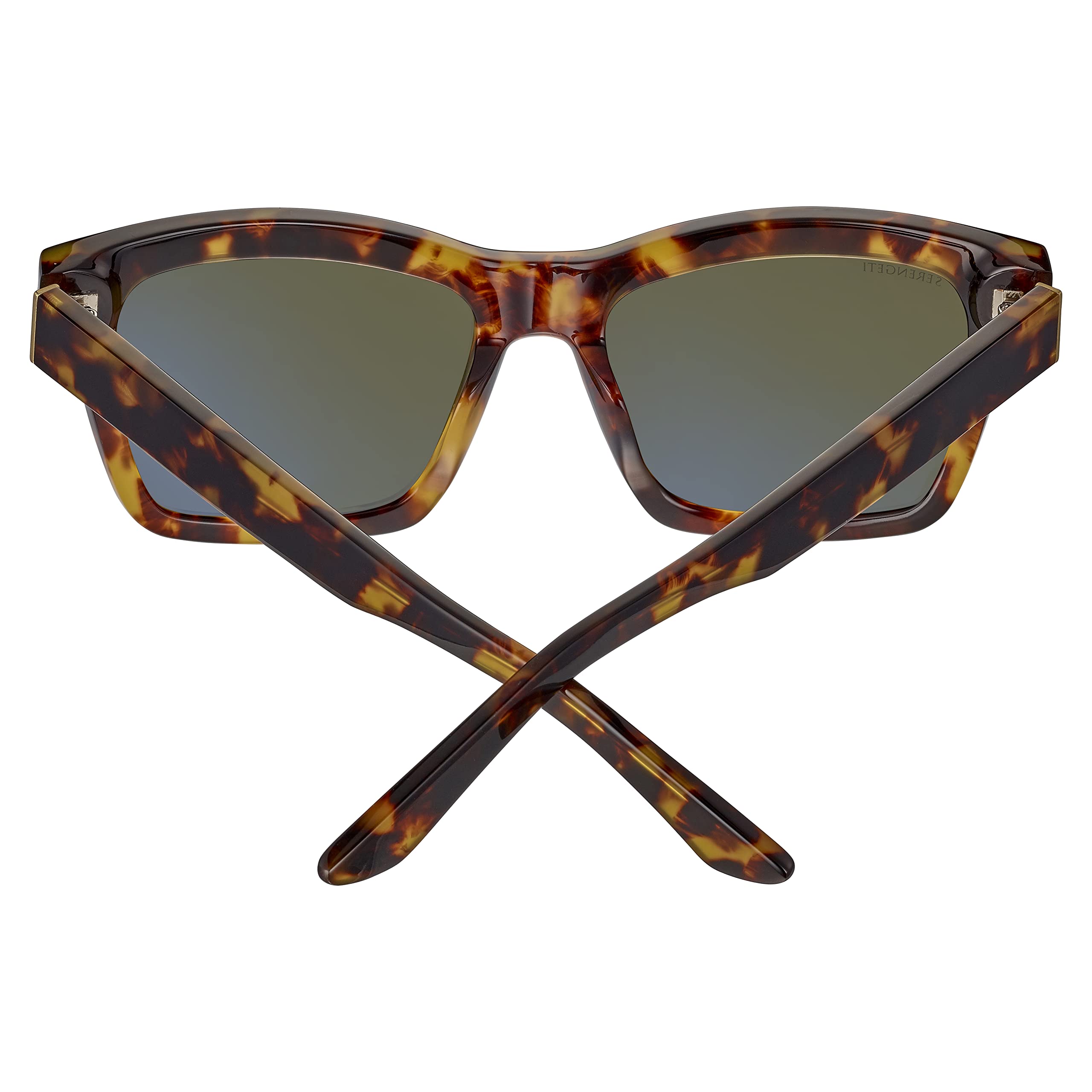 Serengeti Women's Winona Square Sunglasses - Polarized UV Protection Fashion Shades for Outdoor Activities, Driving & Beach Vacations