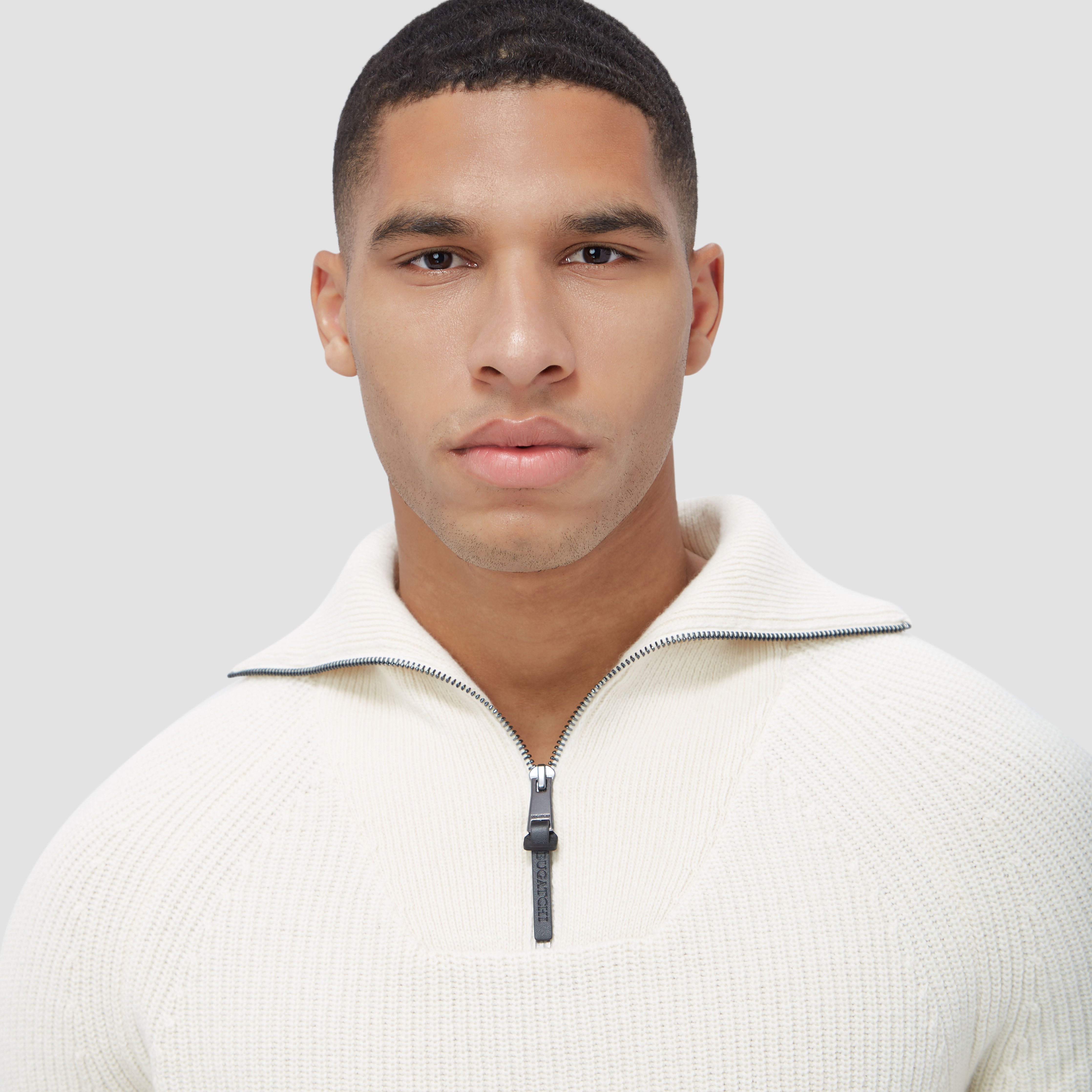 Fisherman Rib Stitch Quarter Zip Sweater for Men & Women | Warm Winter Pullover | Casual & Outdoor Wear | Perfect for Hiking, Camping & Cold Weather