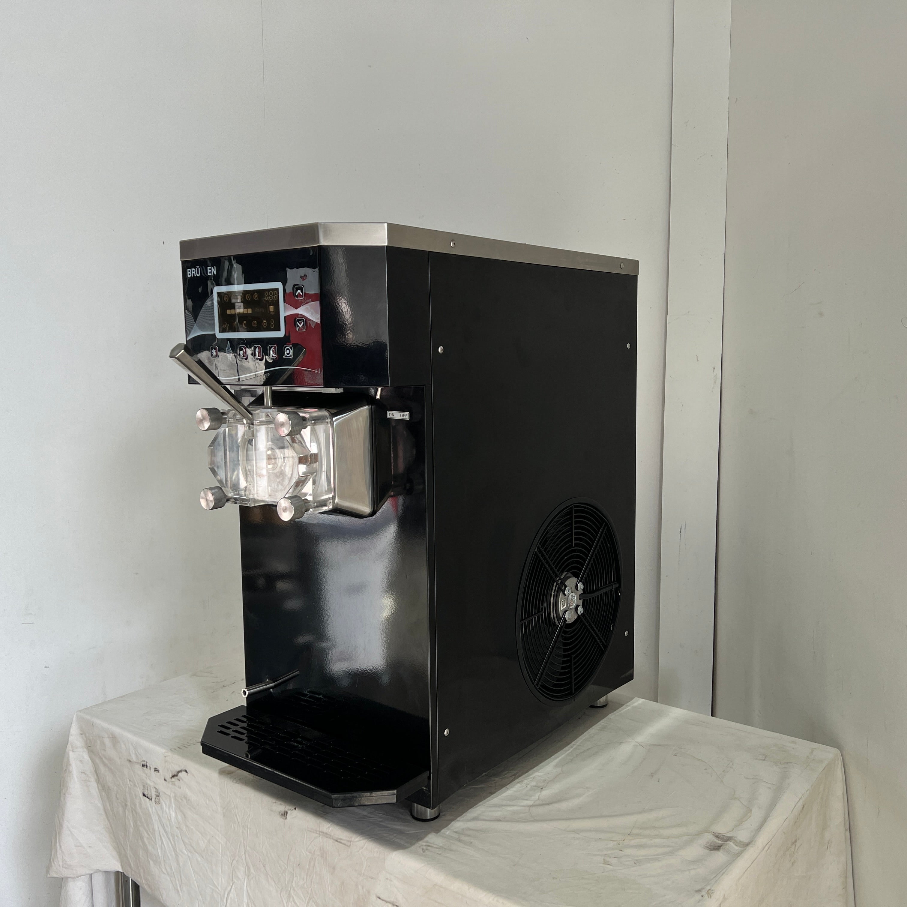 Brullen i91 Pro Commercial Ice Cream Maker - Heavy Duty Soft Serve Machine for Shops & Restaurants - Perfect for Gelato, Frozen Yogurt & Desserts
