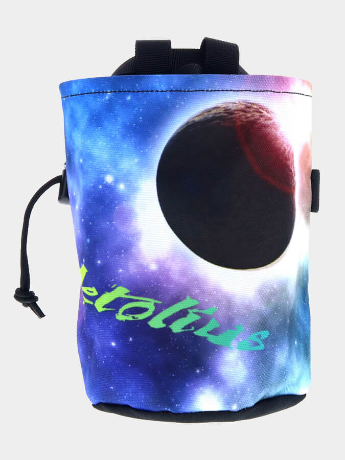 Metolius Galaxy Comp Print Chalk Bag for Rock Climbing & Bouldering - Lightweight & Durable Chalk Holder for Gymnastics, Weightlifting & Fitness Training