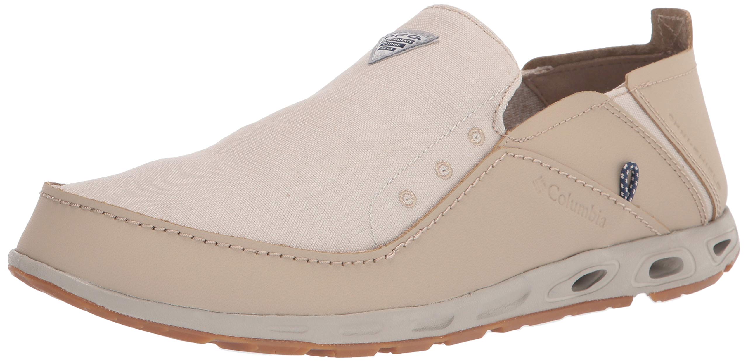 Columbia Men's Bahama Vent PFG Boat Shoe - Lightweight & Breathable Fishing Shoes for Men, Non-Slip Boat Deck Shoes with Drainage Holes - Perfect for Fishing, Boating, and Water Sports