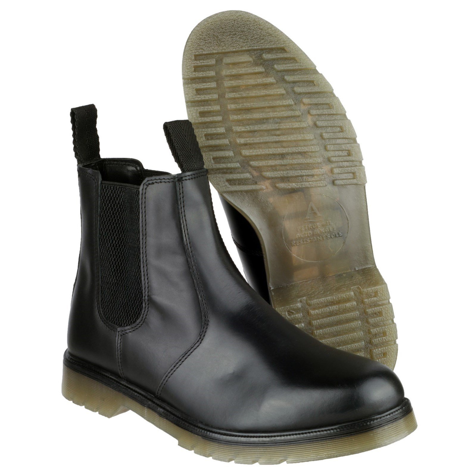 Amblers Colchester Men's Boots - Size 14 US, Black - Waterproof Work Boots for Outdoor Hiking, Construction & Winter Wear
