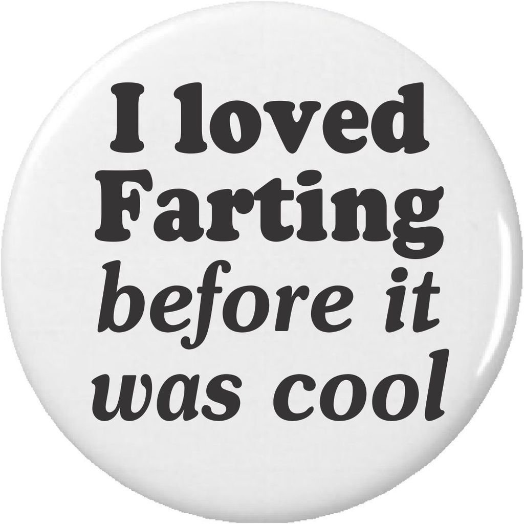 Funny Fart & Poop Humor Pinback Button by A&T Designs - Perfect for Gag Gifts, Pranksters & Humor Lovers