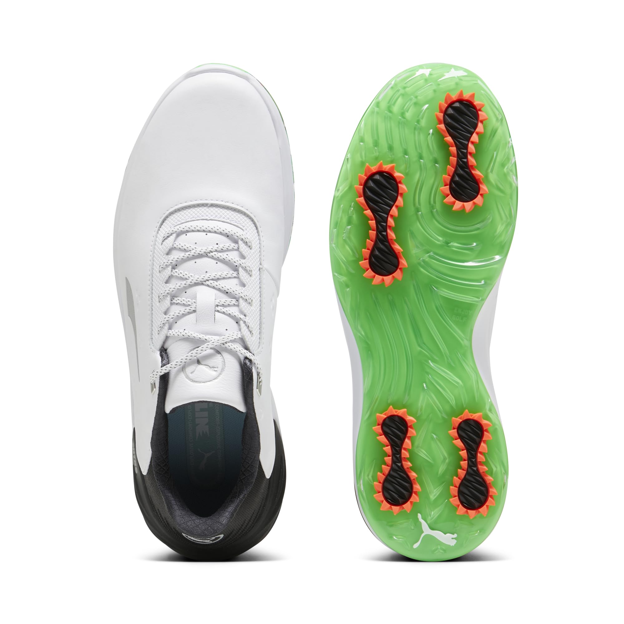 PUMA Men's Phantomcat Nitro Golf Shoes - Lightweight Spiked Golf Shoes for Men with Responsive Cushioning | Perfect for Walking the Course & Tournament Play