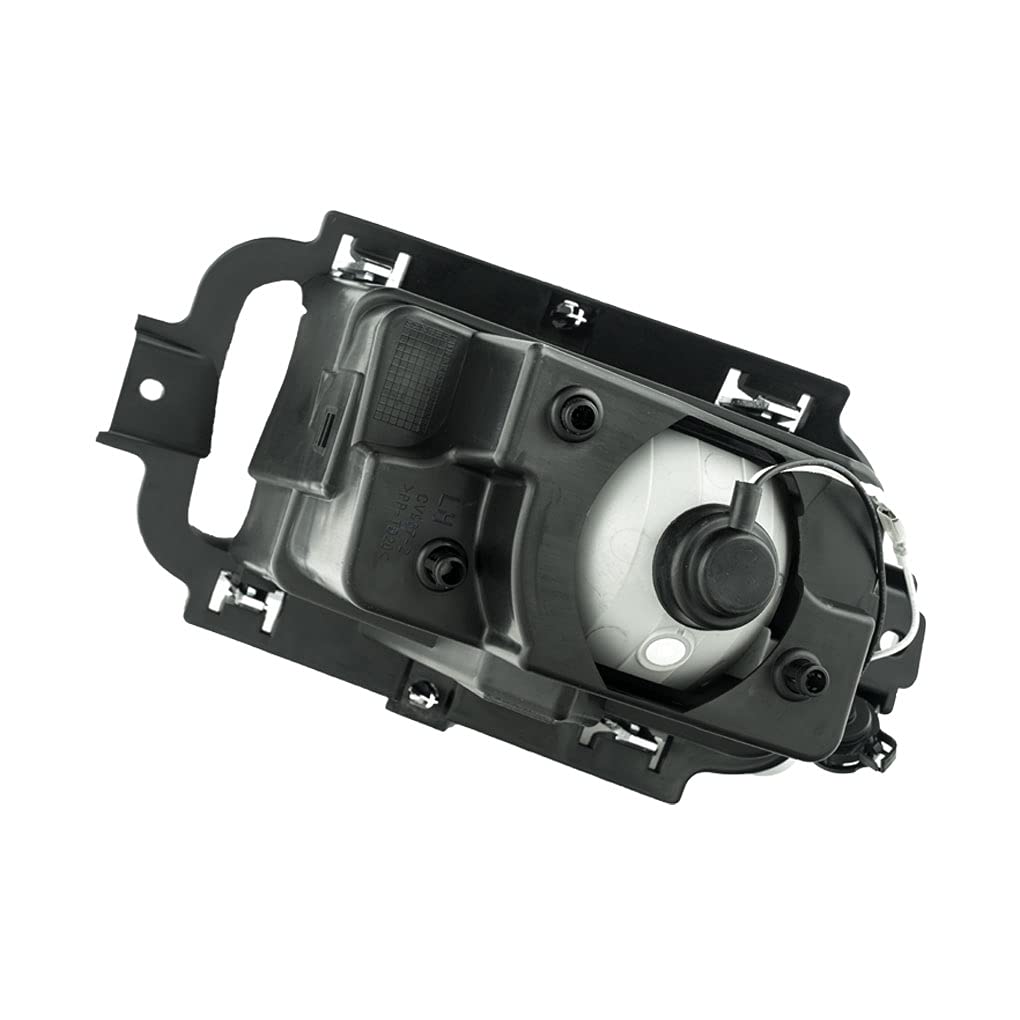 2014-2015 Chevy Silverado Fog Lights - Clear Driving Lamps with Chrome Bezels | Durable Replacement for Improved Visibility in Rain & Fog