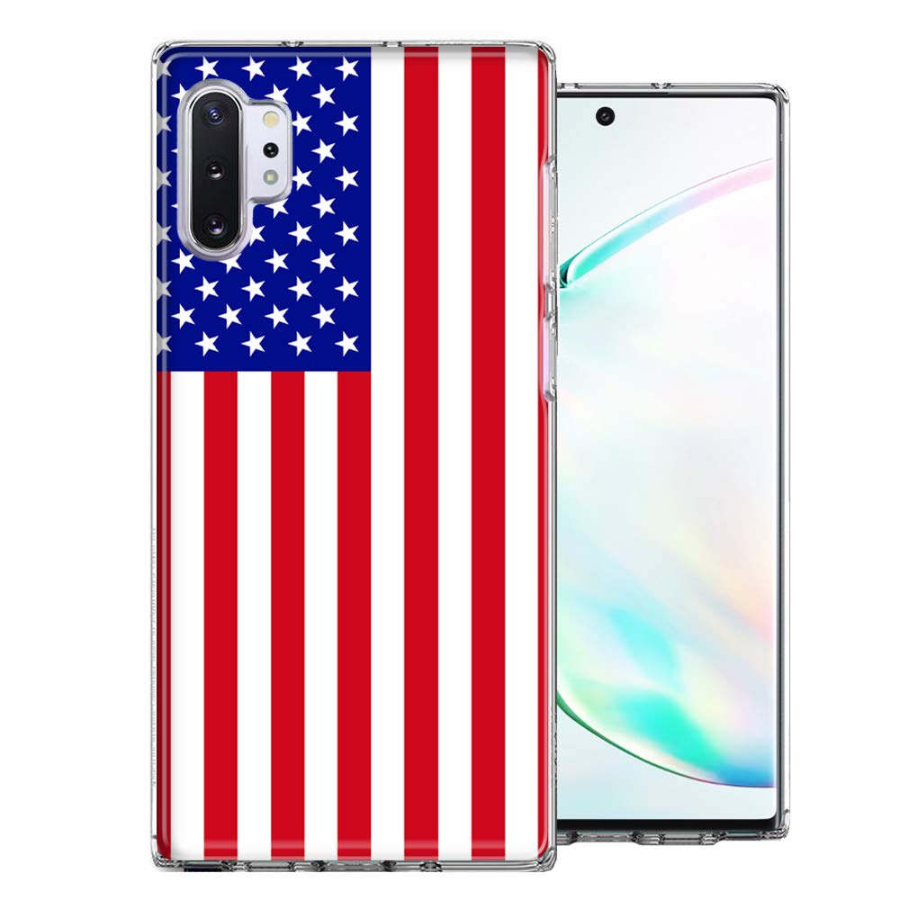 Samsung Galaxy Note 10 Plus Case - USA Flag Design for Protection & Style